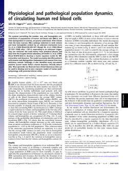 Physiological and pathological population