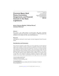 Common-Space Ideal Points, Committee Assignments, and
