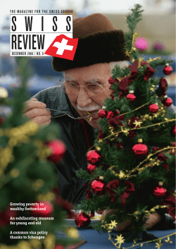Growing poverty in wealthy Switzerland An