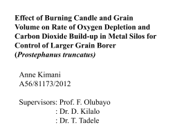 Effect of burning candle and grain volume on rate