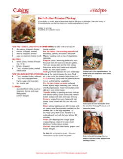 Herb-Butter Roasted Turkey