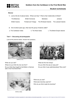 Student worksheet
