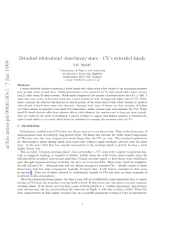Detached white-dwarf close-binary stars&ndash;CV`s extended family