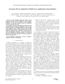 Taxonomy-Driven Adaptation of Multi