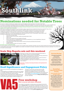 Nominations needed for Notable Trees