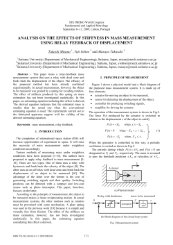 16:40 Analysis on the Effects of Stiffness in Mass Measurement