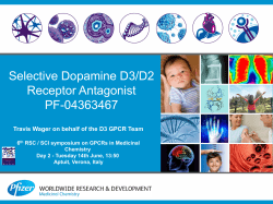 Selective Dopamine D3/D2 Receptor Antagonist PF