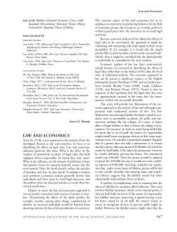 law and economics - Harvard Law School