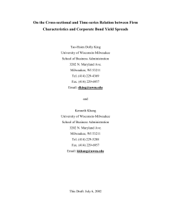 On the Cross-sectional and Time-series Relation between Firm