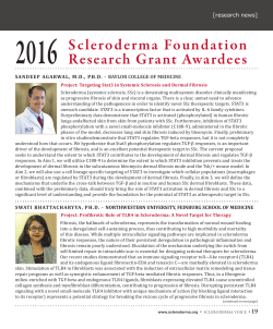 2016 - Scleroderma Foundation