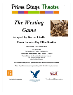 The Westing Game - Prime Stage Theatre