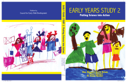 Early Years Study 2 - City of Peterborough