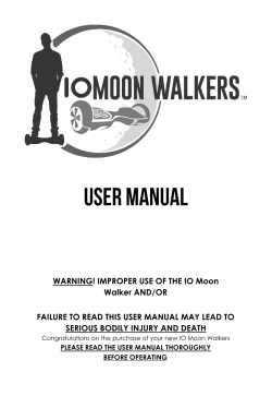 User Manual - IO Moonwalkers