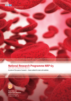 Brochure marking the completion of NRP 63 (PDF 3.4 MB)