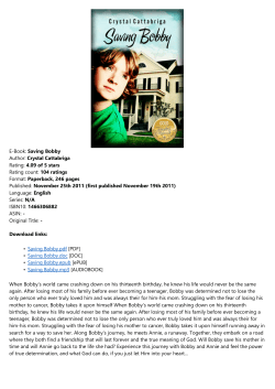 Saving Bobby - globalloveins.com