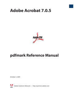 pdfmark Reference Manual