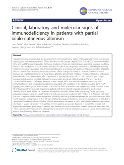 Clinical, laboratory and molecular signs of immunodeficiency in