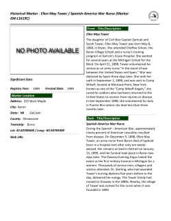 Historical Marker - Ellen May Tower / Spanish-America War