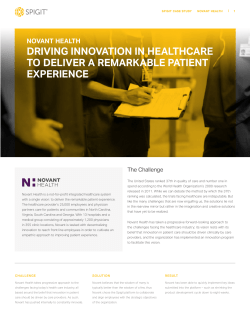 driving innovation in healthcare to deliver a remarkable