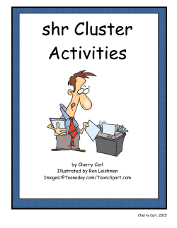 shr Cluster Activities
