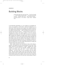 Chapter 5: Building Blocks - Natural Capitalism