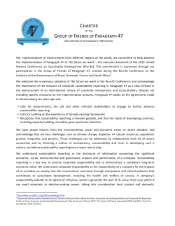 charter - Global Reporting Initiative