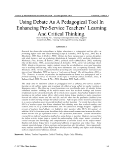 Administrative Structure of the program: To understand where the