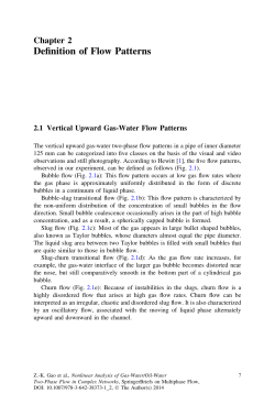 Definition of Flow Patterns