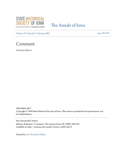 Comment - Iowa Research Online
