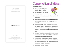 Law of Conservation of Mass