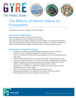 Lesson 3: Effects of Marine Debris on Ecosystems