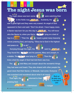 The night Jesus was born