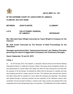 Planter, John v Attorney General of Jamaica