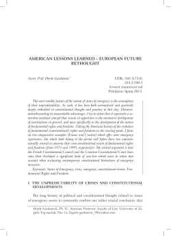 american lessons learned &ndash; european future rethought