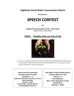 SPEECH CONTEST