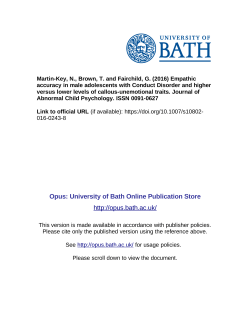 - Opus - University of Bath