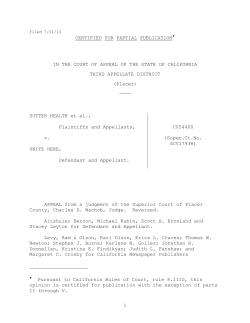 SUTTER HEALTH v. UNITE HERE | FindLaw