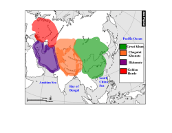 Pacific Ocean South China Sea Bay of Bengal Arabian Sea Great