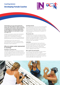 Developing Female Coaches