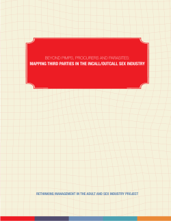 MAPPING THIRD PARTIES IN THE INcAll/OuTcAll