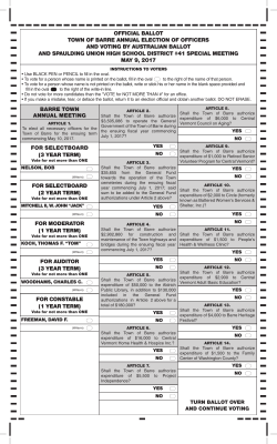 to view the sample ballot