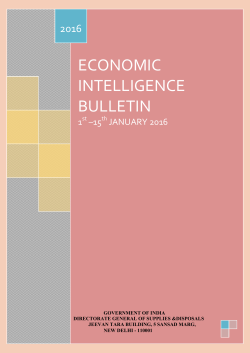 economic intelligence bulletin