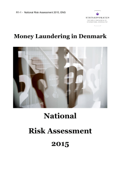 Money Laundering in Denmark - National Risk Assessment 2015