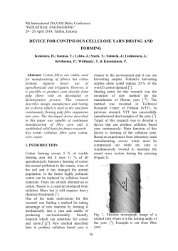Device for continuous cellulose yarn drying and forming