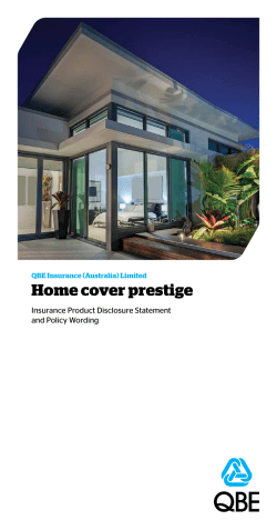 QBE Home Cover Prestige