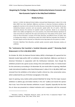 The Ambiguous Relationship between Economic and Non