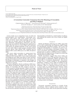 Point of View A Correction Corrected: Consensus Over the Meaning