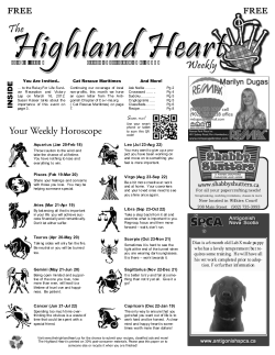 Your Weekly Horoscope