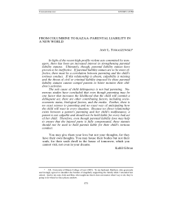 from columbine to kazaa - University of Illinois Law Review