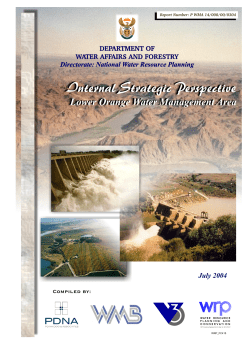 Lower Orange Water Management Area